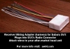 Receiver Wiring Adaptor